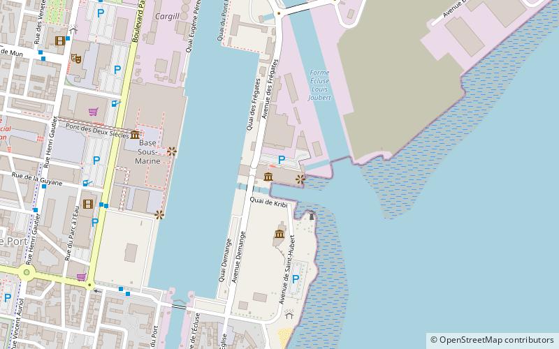 Louis Joubert Lock location map