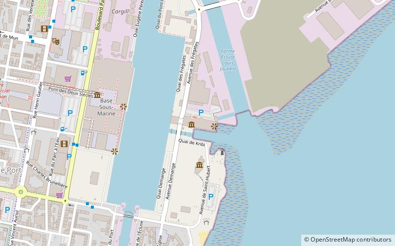 sous marin espadon saint nazaire location map