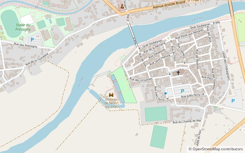 Schloss Selles location map