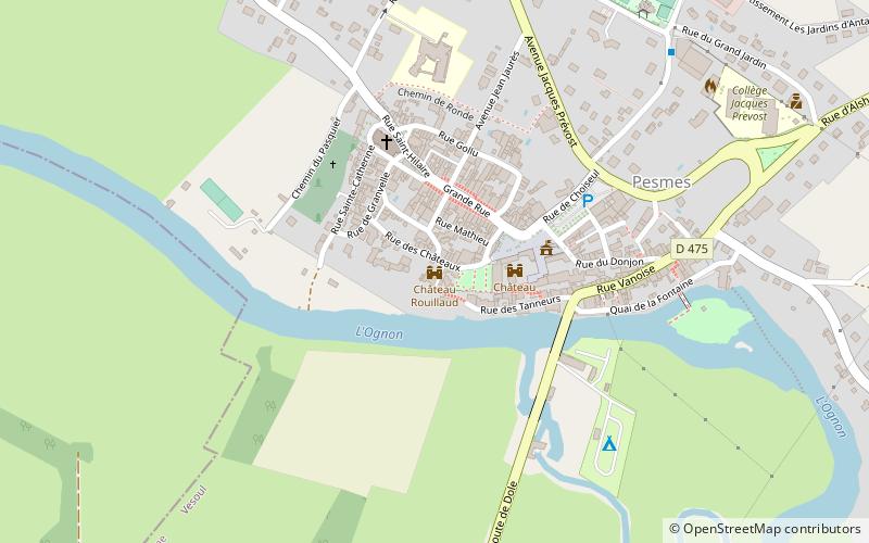 Château Rouillaud location map