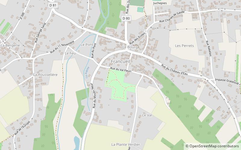 Francueil location map