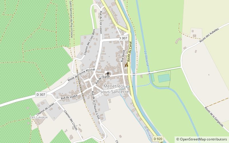 Ménétréol-sous-Sancerre location map