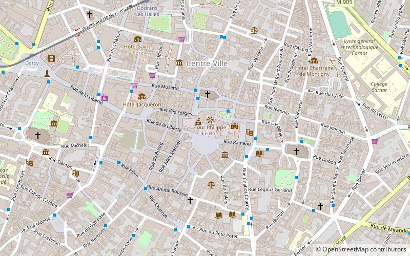 Le Consortium location map