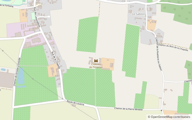Château de Pimpéan location map