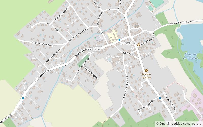 Geneuille location map