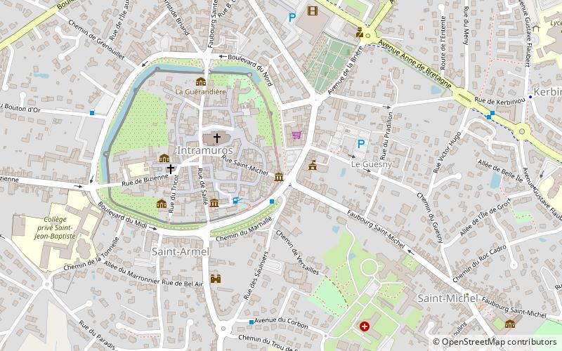 Porte Saint-Michel location map