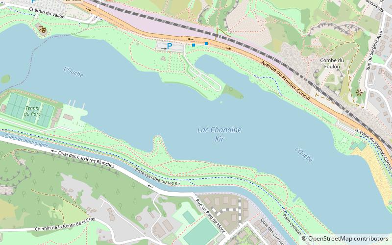 Lac Kir location map