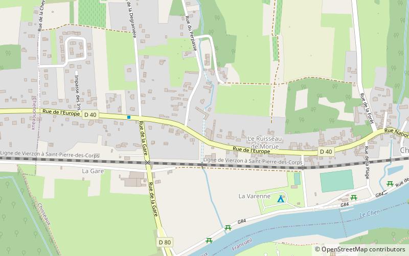 Chisseaux location map
