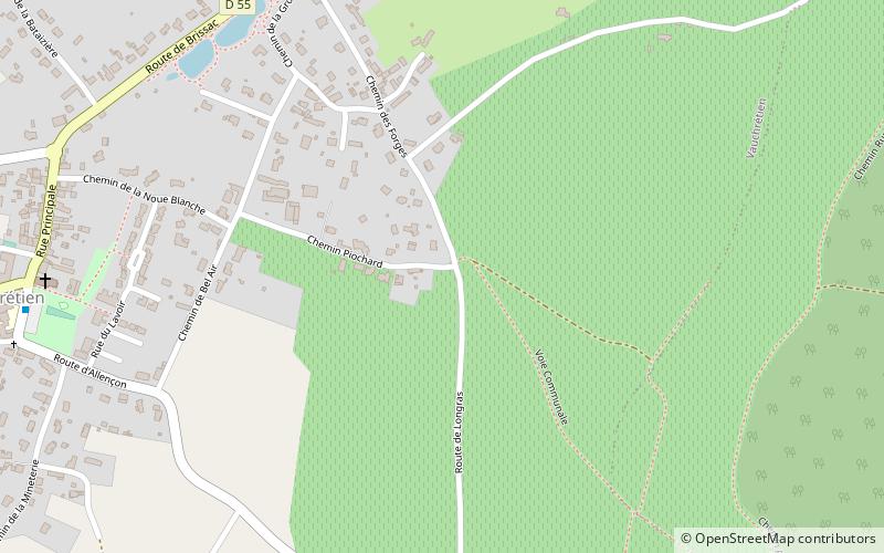 Vauchrétien location map