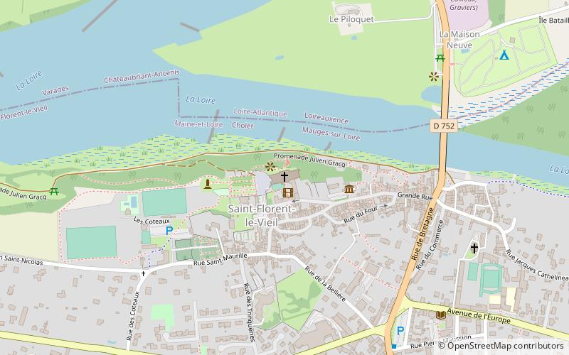 Abbatiale Saint-Florent location map