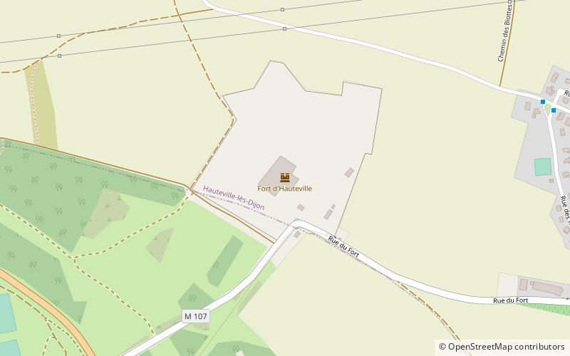 Fort d'Hauteville location map