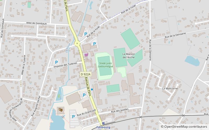 Sologne olympique Romorantin location map