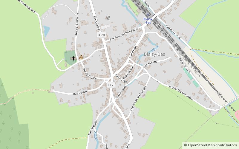 Blaisy-Bas location map