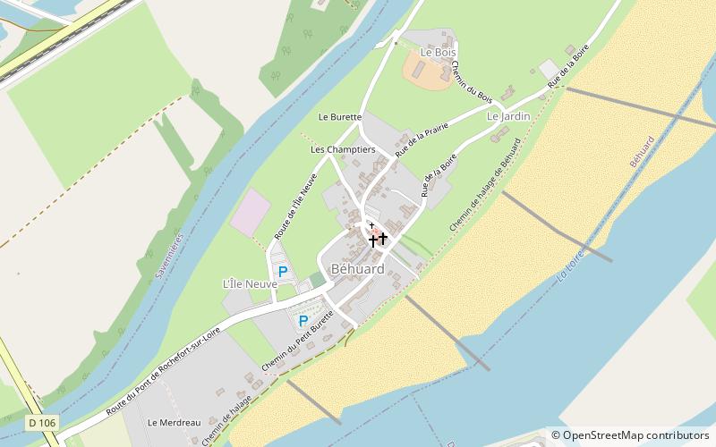 Béhuard location map