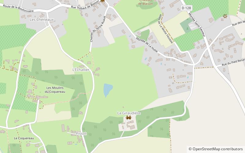 Blaison-Gohier location map