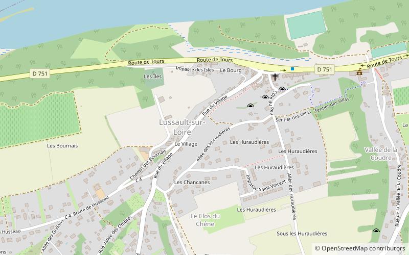 Lussault-sur-Loire location map