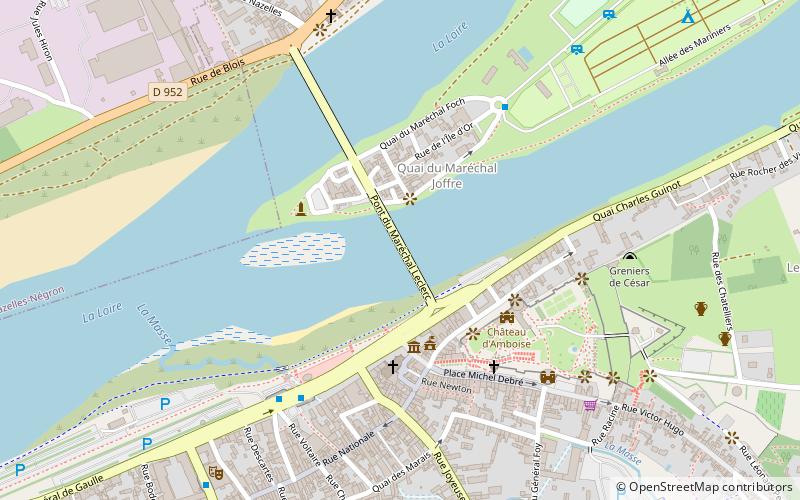 pont du marechal leclerc amboise location map