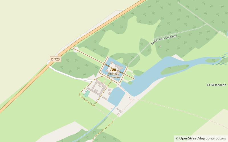 Schloss Serrant location map