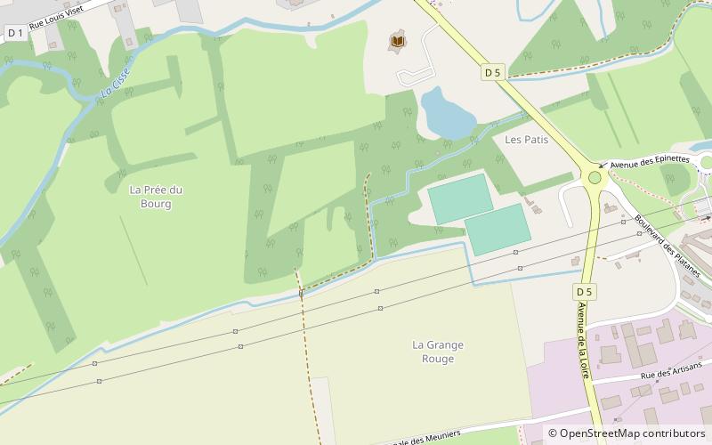 Nazelles-Négron location map