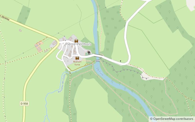 Pont sur la Cure / Pont de Tornos / Vieux Pont location map