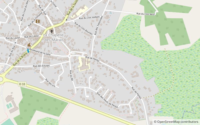 La Chapelle-des-Marais location map