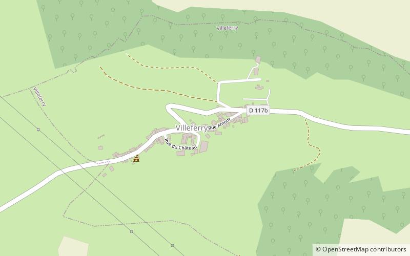 Villeferry location map