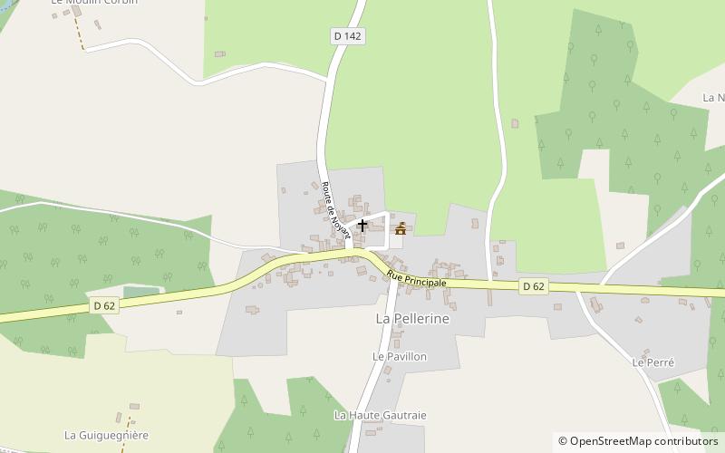 Saint Aubin Church location map