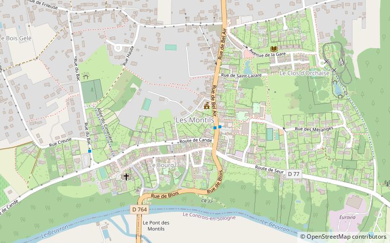 Les Montils location map