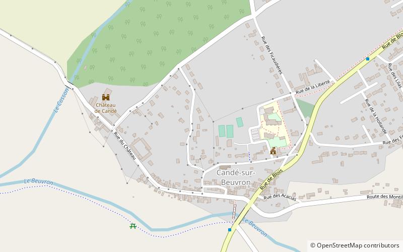 Candé-sur-Beuvron location map