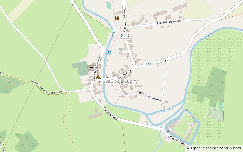 Vault-de-Lugny location map
