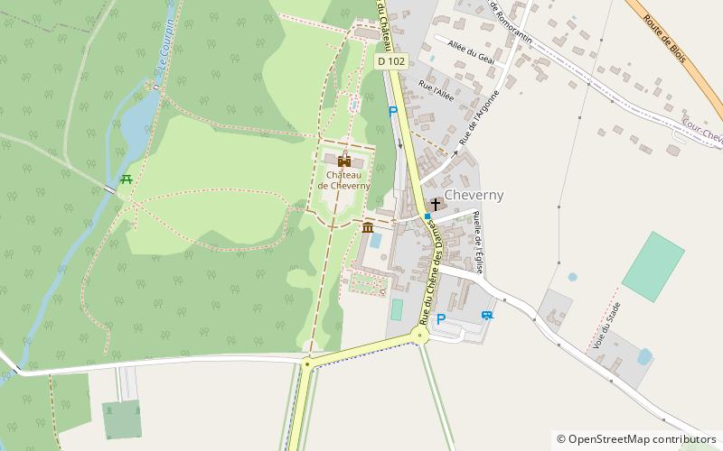 Cheverny location map