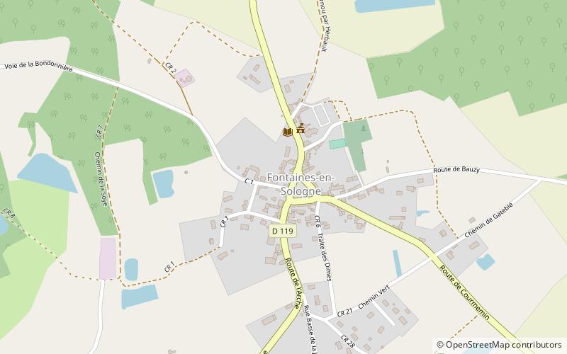 Fontaines-en-Sologne location map