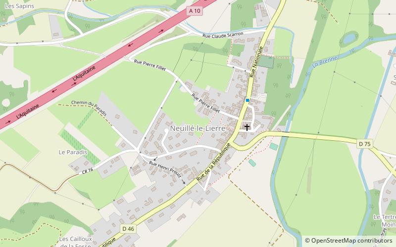 Neuillé-le-Lierre location map
