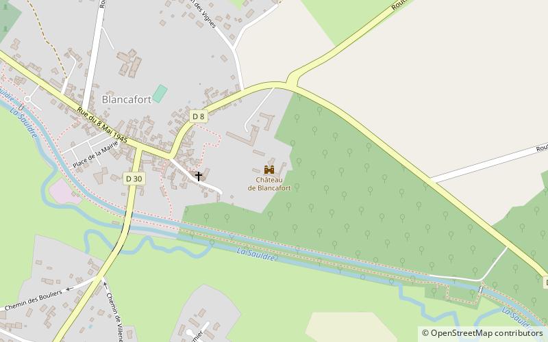 Castle Blancafort location map