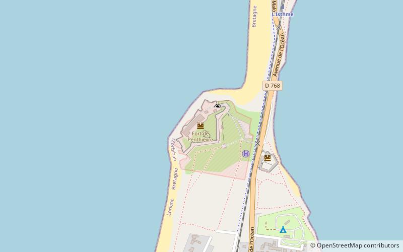 Fort de Penthièvre location map