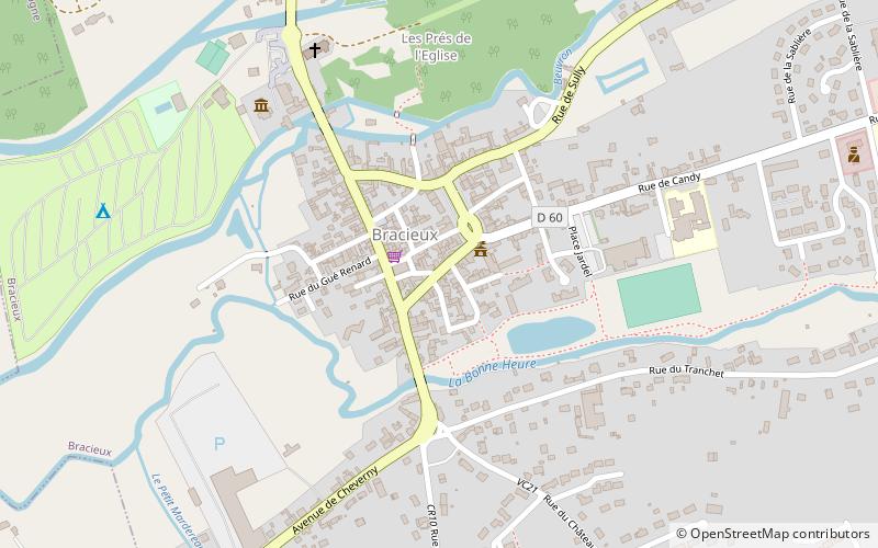 town hall bracieux location map