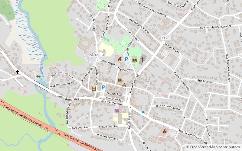 le vieux couvent muzillac location map