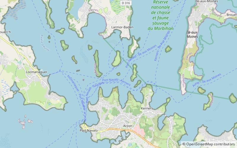er lannic gavrinis location map