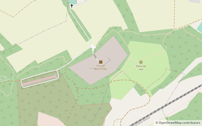 Fort du Bois d'Oye location map