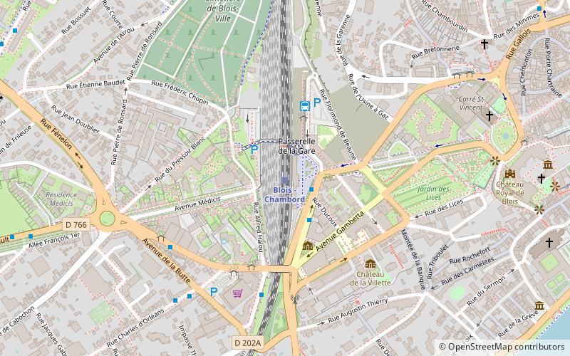 gare blois location map