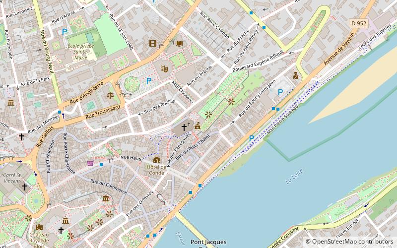 city hall blois location map