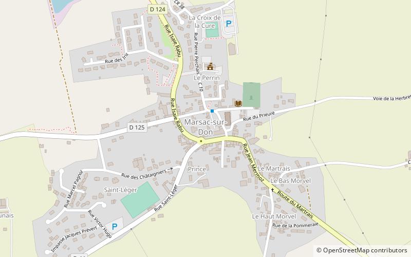 Marsac-sur-Don location map