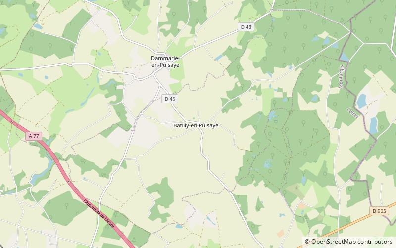 Batilly-en-Puisaye location map