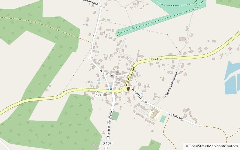 Écuillé location map