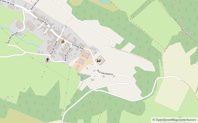 Maison forte de Chariez location map