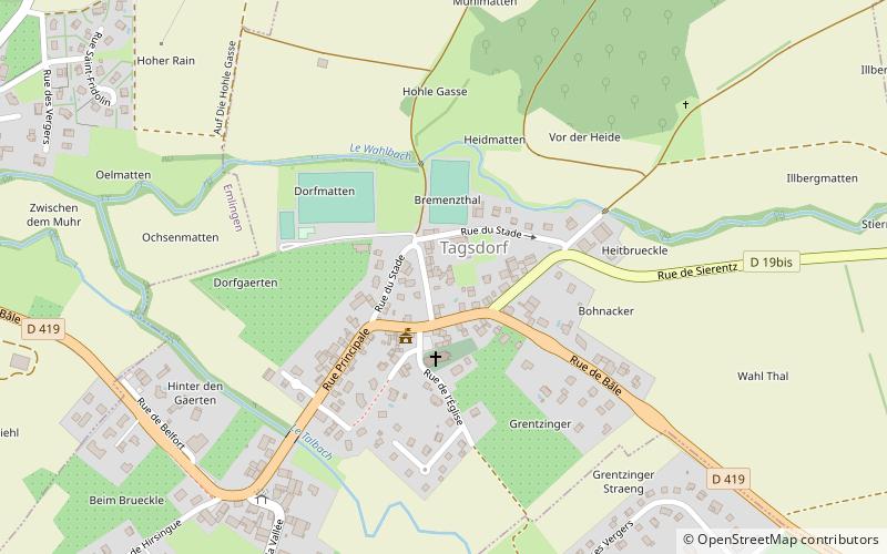 Tagsdorf location map