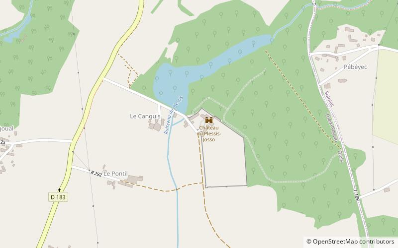 Château du Plessis-Josso location map