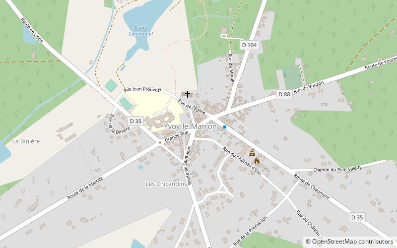 Yvoy-le-Marron location map
