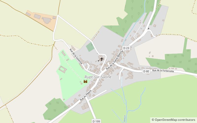 Croix monumentale location map