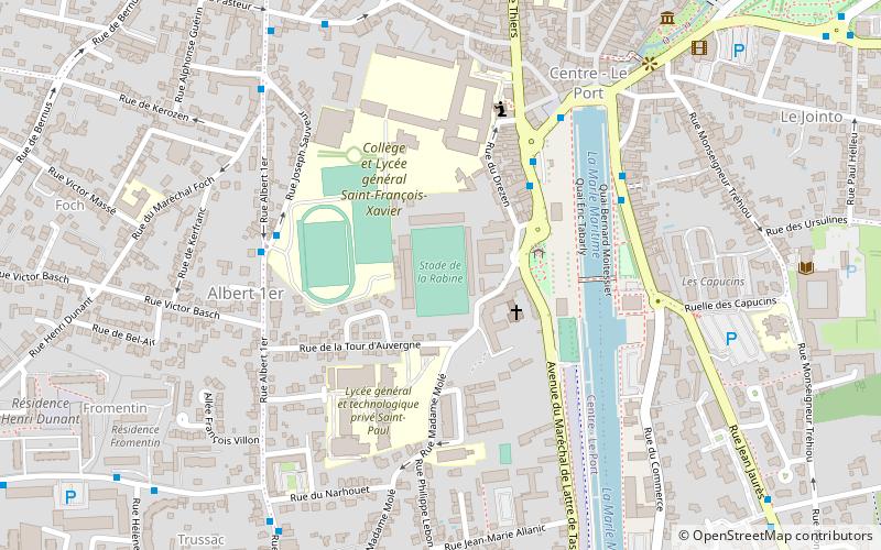 Stade de la Rabine location map